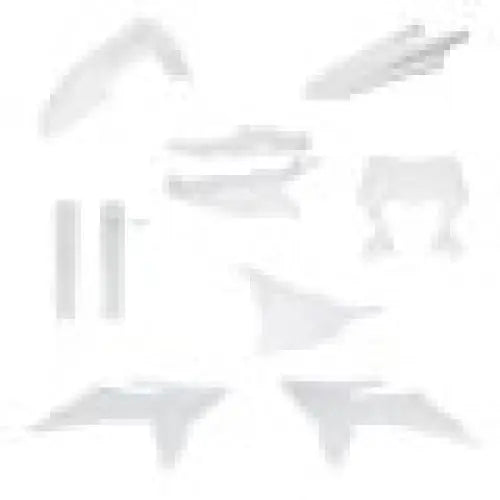Acerbis Full Plastic Kit Body 2988060002 - White