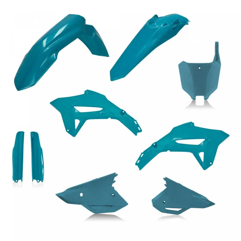 Acerbis Full Plastic Kit for Honda in Teal Metallic - Body