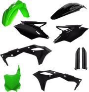 Acerbis Full Plastic Kit Kaw Black with Front Fender Plate and More - Body