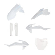 Full Plastic Kit White Gas/Ktm