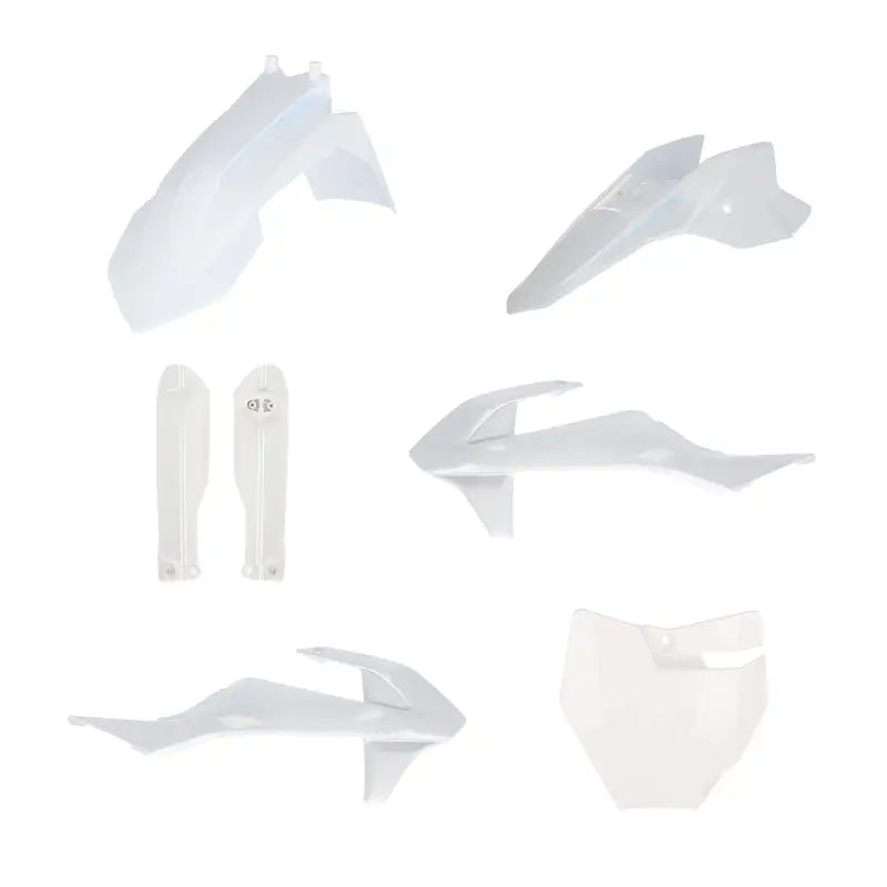 Full Plastic Kit White Gas/Ktm