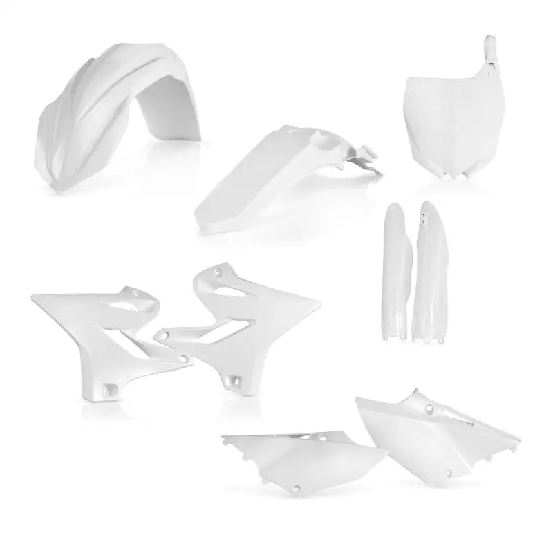 Acerbis Full Plastic Kit for Yamaha in White - Body