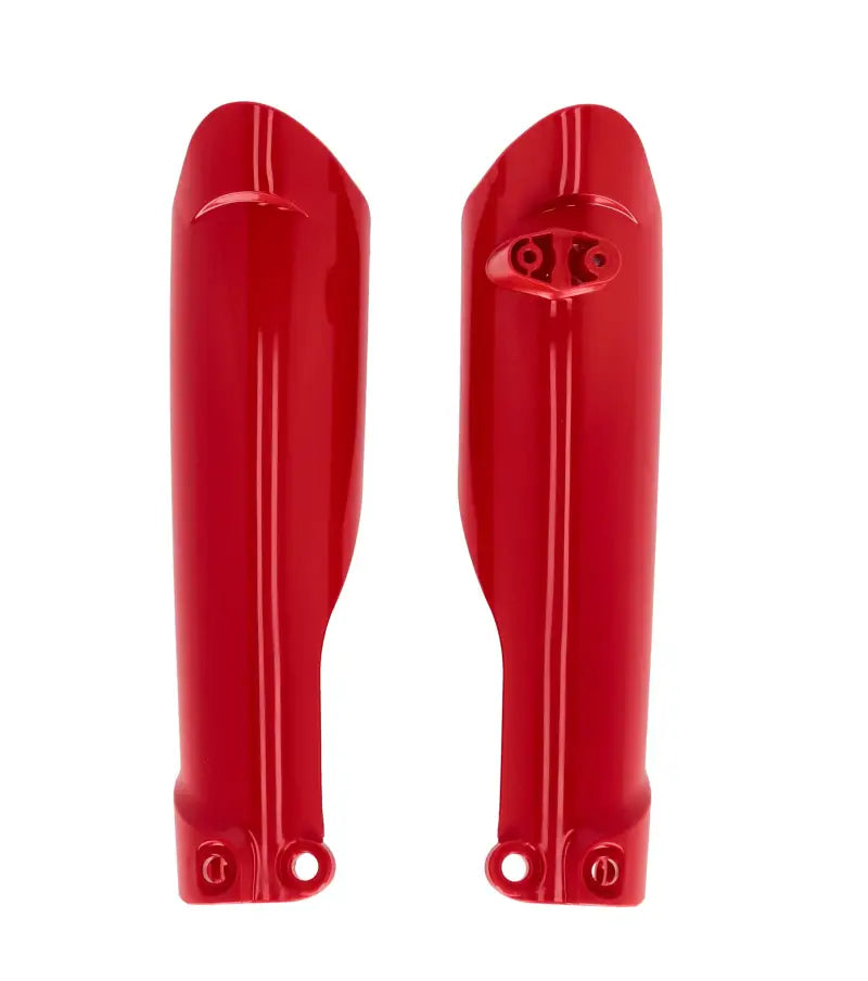 Lower Fork Cover Set Red Gas