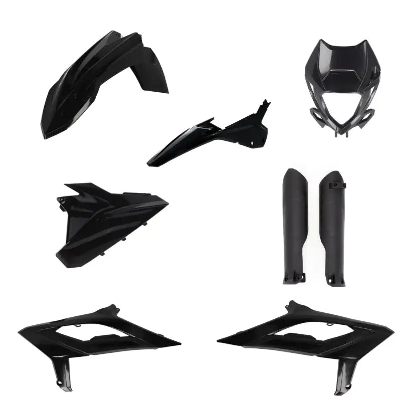 Acerbis Plastic Kit for Beta in Black - Body