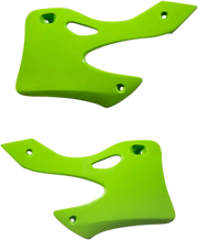 Acerbis Radiator Shrouds for Kawasaki in Green - Body
