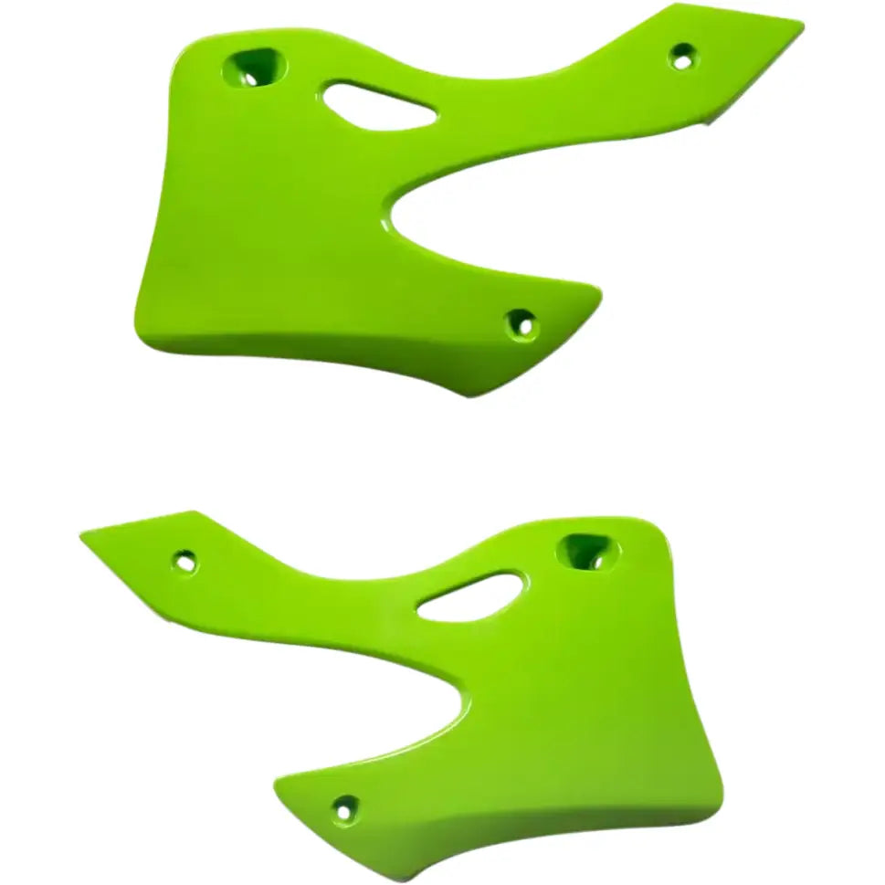 Acerbis Radiator Shrouds for Kawasaki in Green - Body