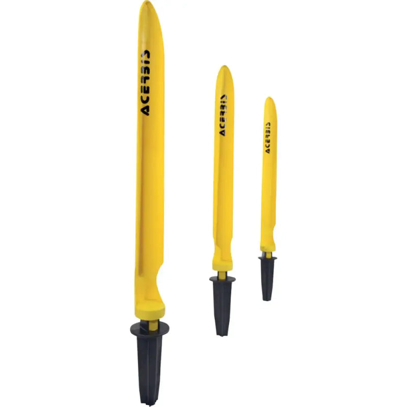 Acerbis Track Marker Box 56/Pc Yellow, yellow plastic stakes for race track marking, easy installation, highly visible, ideal for RV, Automotive, Powersports, off-road, marine, exterior, truck accessories, interior, truck bed, rv parts, Powersports, AVADA - Best Sellers, Powersports Accessories