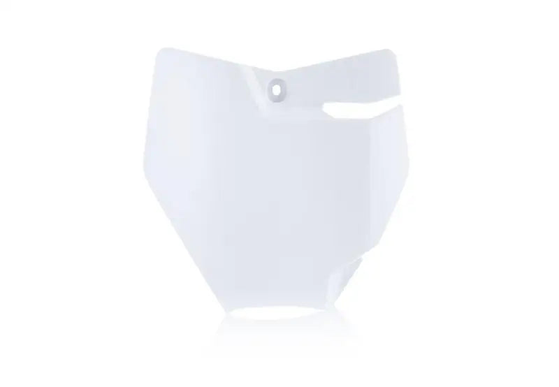 Acerbis White Front Number Plate 2449406811 - RV and Auto Parts