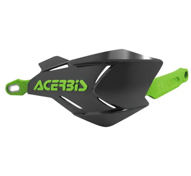 Acerbis X-Factor Handguard - Black/Green - RV and Auto Parts