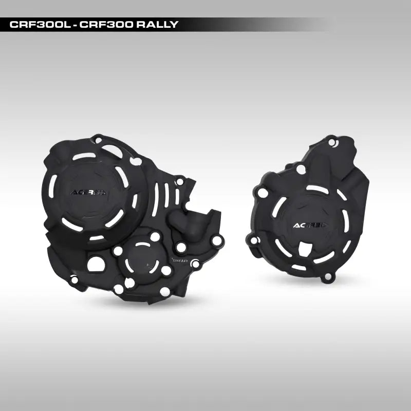 Acerbis X-Power Kit Black Hon - Engine Cover Protection - Guards/Braces