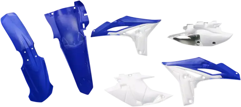 Acerbis Yamaha Blue Plastic Kit with Fender Side Panels and Radiator Scoops - Body