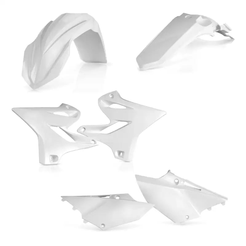 Acerbis Yamaha White Plastic Kit with Front and Rear Fenders - Body