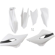 Acerbis Yamaha White Plastic Kit with Side Panels Front Fender and Rear - Body