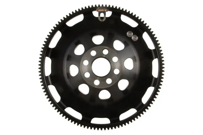 Black metal Prolite Flywheel with gear teeth for BMW 530i base 330xi 330i models