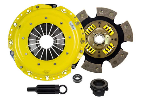 Yellow performance clutch kit for BMW M3 E46 with race sprung 6 pad clutch kit