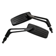 HIGHSIDER Action Mirror Pair Anodized Black for Powersports