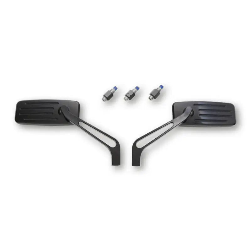 Action Mirror Pair Anodized Black 
