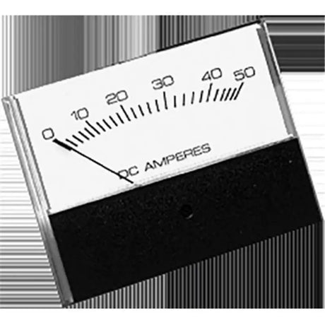 DC Amperes meter on Newmar analog ac voltmeter 0-150V for accurate readings