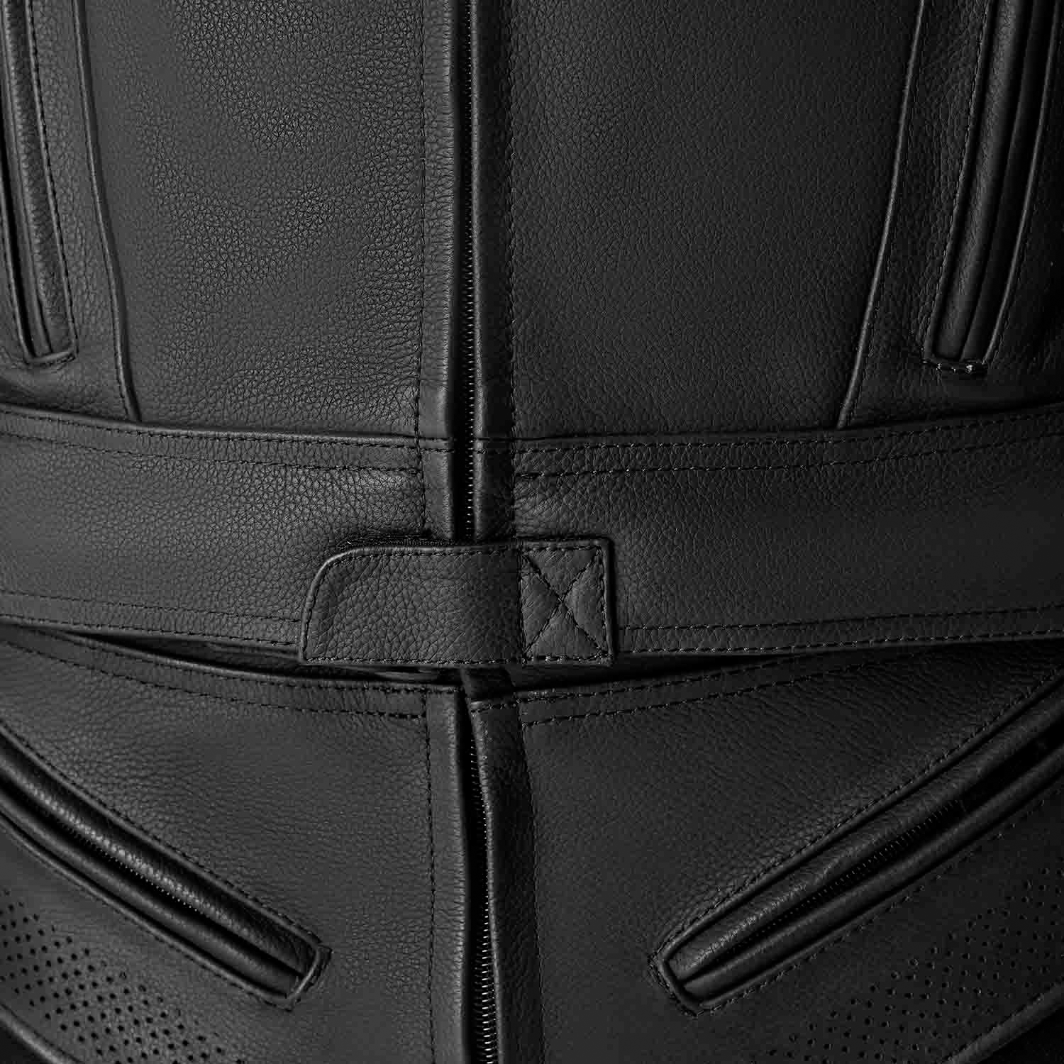 Tractech Evo D3o Jacket Black Leather 3x