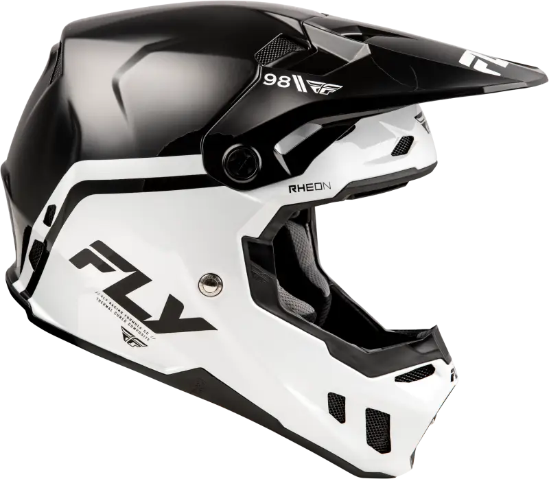 Formula Cc Objective Helmet Black/White 2x - FLY RACING