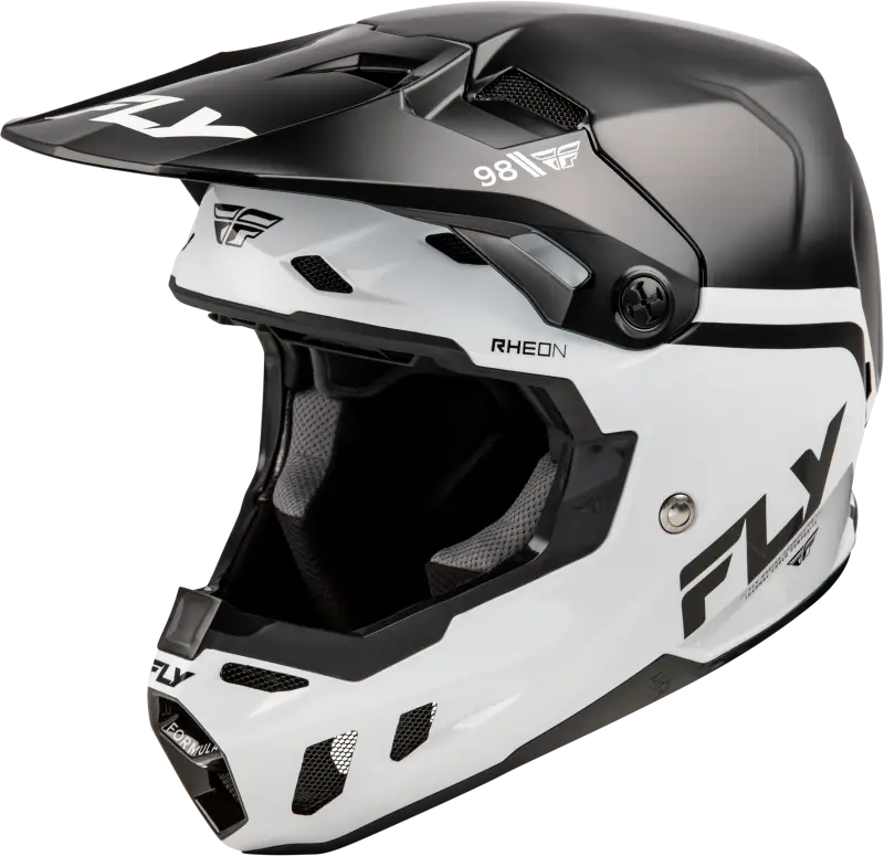 Formula Cc Objective Helmet Black/White 2x - FLY RACING