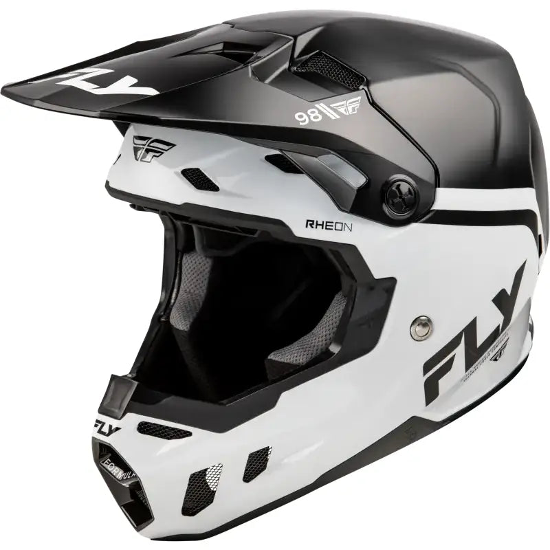 Formula Cc Objective Helmet Black/White 2x - FLY RACING