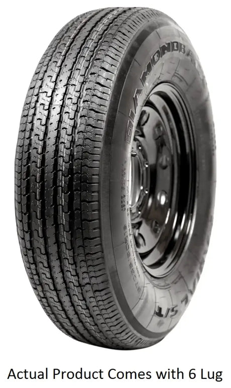 Mounted black tire on the adb225r645bmem taskmaster for st225 75r15 setup