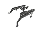 Black metal off-road vehicle rack for Ford Raptor center console with Molle panels