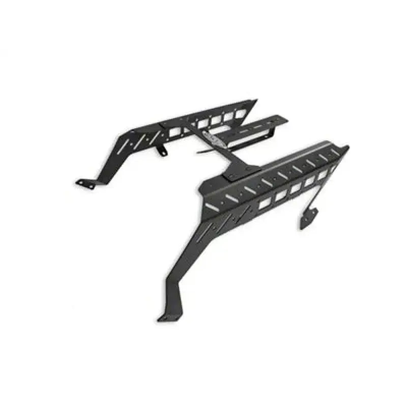 Black metal off-road vehicle rack for Ford Raptor center console with Molle panels