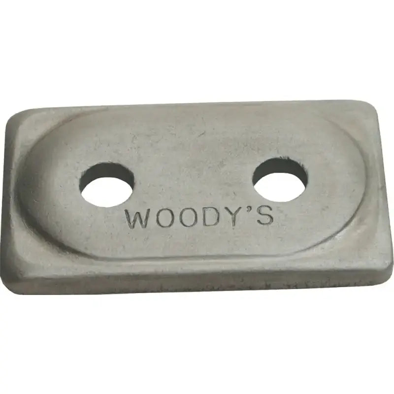 Gray metal support plate with holes and embossed oval for Digger Support ADD2-3775-D
