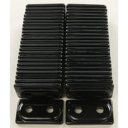 Black rubber double digger support plates with mounting plates for digger support