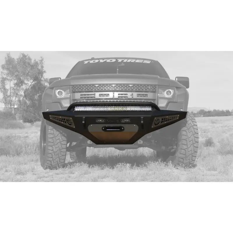 Addictive Desert Designs 10-14 Ford F-150 Raptor HoneyBadger Front Bumper w/ Winch Mount - F017275050103