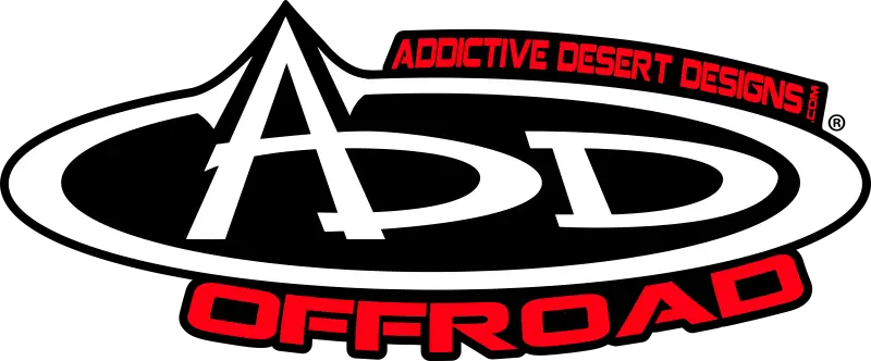 Addictive Desert Designs stealth fighter off-road decal sticker for Chevy Colorado bumpers