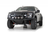 Black Ford Raptor with addictive desert designs light hoop in hammer black finish