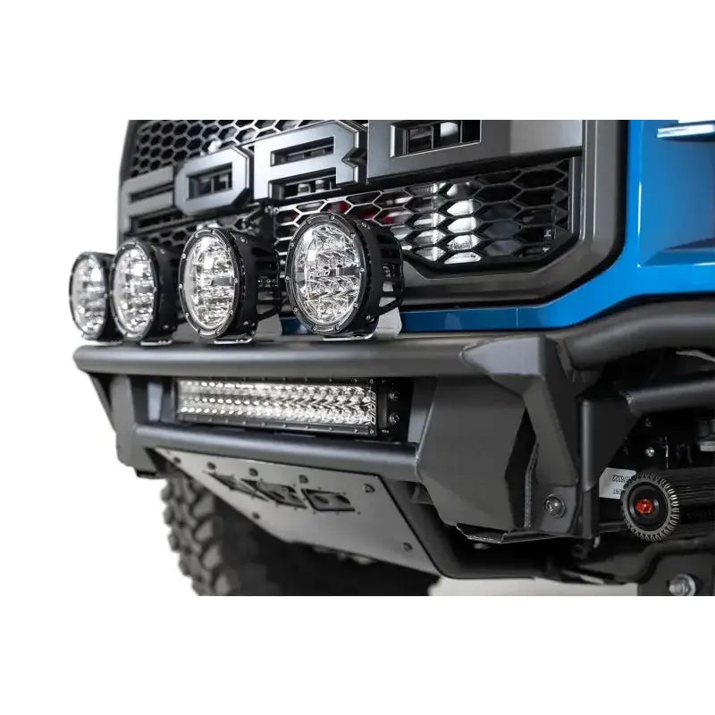 Addictive Desert Designs 17-20 Ford Raptor Pro Bolt-On Front Bumper - Hammer Black - L1157021701NA