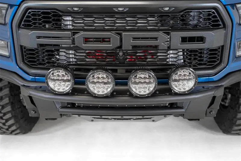 Addictive Desert Designs 17-20 Ford Raptor Pro Bolt-On Front Bumper - Hammer Black - L1157021701NA