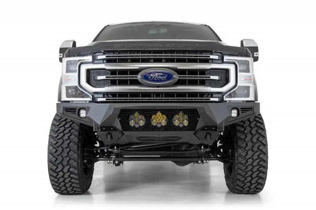 Addictive Desert Designs 17-20 Ford Super Duty Bomber Front Bumper w/ Mounts For 3 Baja Designs LP6s 