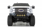 Addictive Desert Designs 17-20 Ford Super Duty Bomber Front Bumper w/ Mounts For 4 Rigid 360 6in 