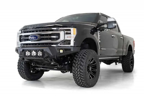 Addictive Desert Designs 17-20 Ford Super Duty Bomber Front Bumper w/ Mounts For 3 Baja Designs LP6s 