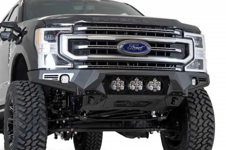 Addictive Desert Designs 17-20 Ford Super Duty Bomber Front Bumper w/ Mounts For 3 Baja Designs LP6s 