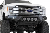 Addictive Desert Designs 17-20 Ford Super Duty Bomber Front Bumper w/ Mounts For 4 Rigid 360 6in 