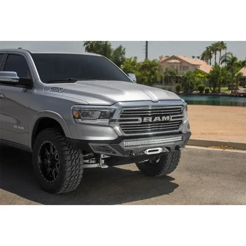 Addictive Desert Designs 19 Ram 1500 Stealth Fighter Front Bumper w/ Winch Mount & Sensor Cut Outs - F551422770103