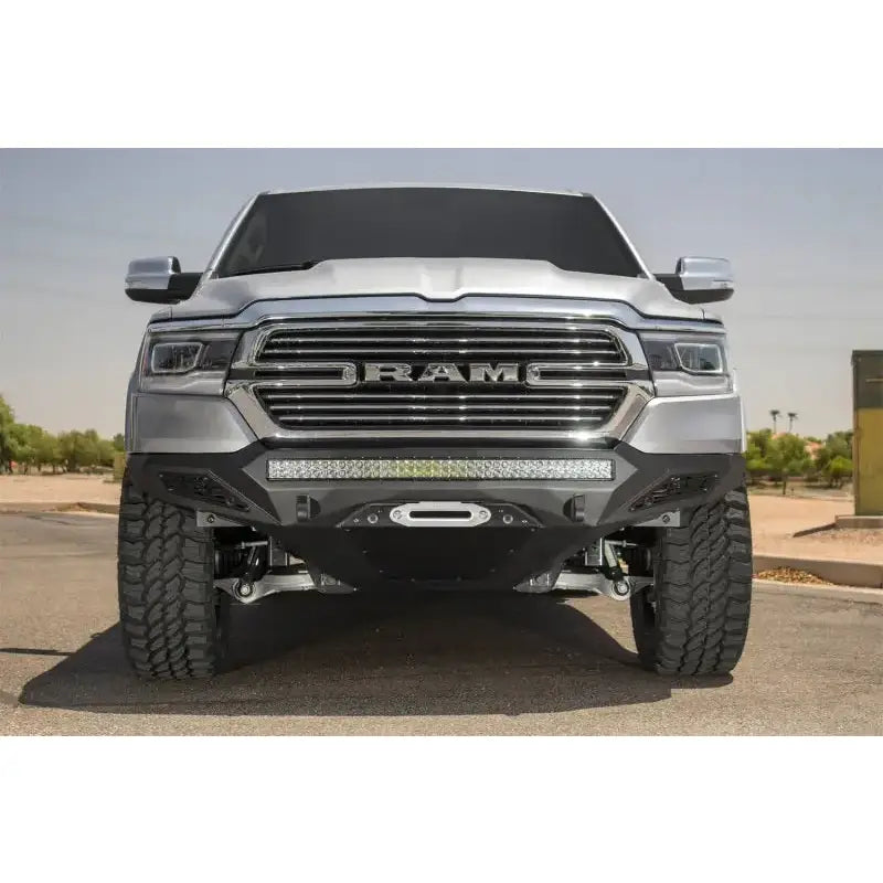 Addictive Desert Designs 19 Ram 1500 Stealth Fighter Front Bumper w/ Winch Mount & Sensor Cut Outs - F551422770103