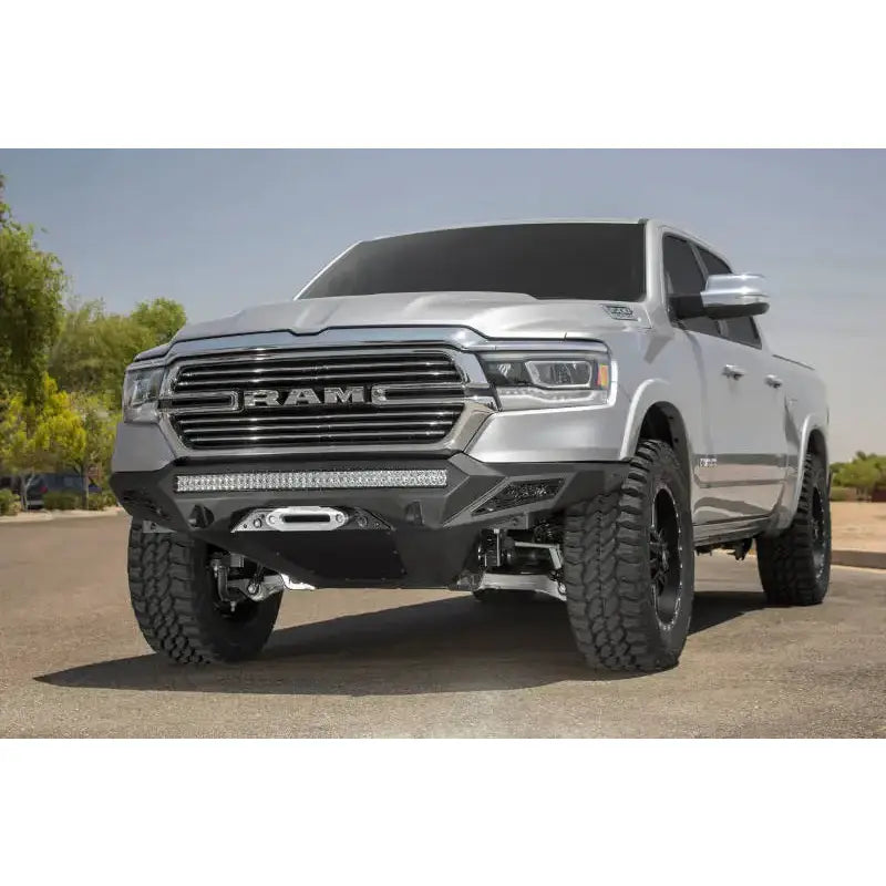 Addictive Desert Designs 19 Ram 1500 Stealth Fighter Front Bumper w/ Winch Mount & Sensor Cut Outs - F551422770103