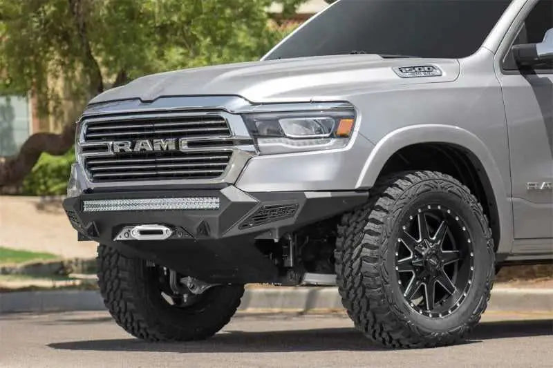 Addictive Desert Designs 19 Ram 1500 Stealth Fighter Front Bumper w/ Winch Mount & Sensor Cut Outs 