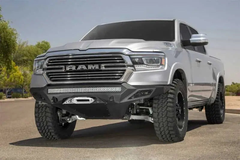 Addictive Desert Designs 19 Ram 1500 Stealth Fighter Front Bumper w/ Winch Mount & Sensor Cut Outs 
