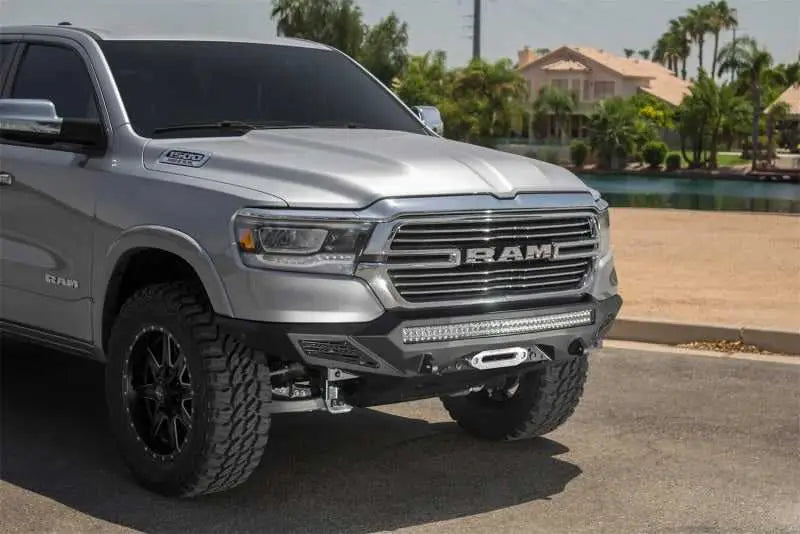 Addictive Desert Designs 19 Ram 1500 Stealth Fighter Front Bumper w/ Winch Mount & Sensor Cut Outs 