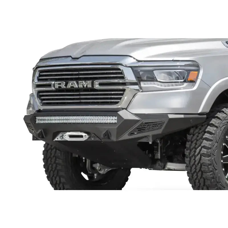 Addictive Desert Designs 19 Ram 1500 Stealth Fighter Front Bumper w/ Winch Mount & Sensor Cut Outs - F551422770103