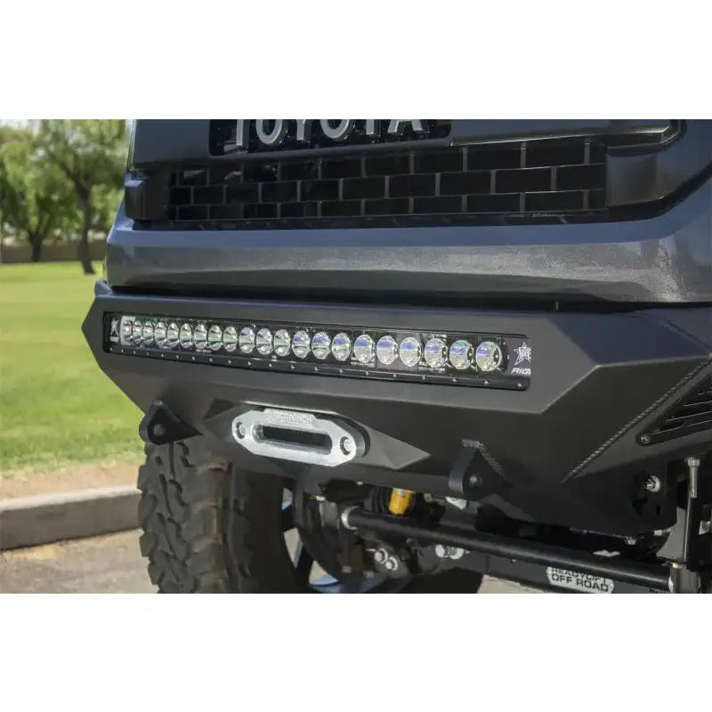 Addictive Desert Designs 2014+ Toyota Tundra Stealth Fighter Front Bumper w/Winch Mount & Sensors - F741422860103