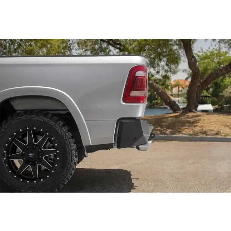 Silver rear bumper for Addictive Desert Designs Hammer Stealth Fighter Ram 1500